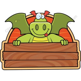 Playful Cartoon Dragon