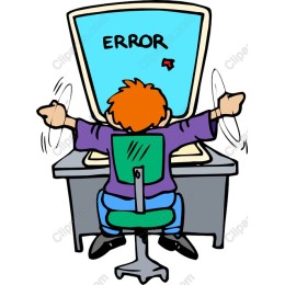 Frustrated Child with Computer ERROR