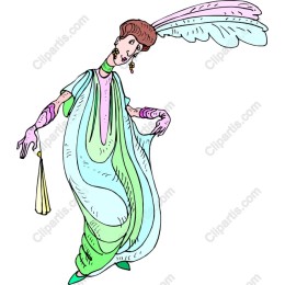 Elegant Vintage Woman