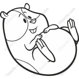 Chubby Cartoon Rodent