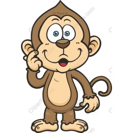 Charming Cartoon Monkey