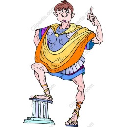 Vibrant Roman Figure