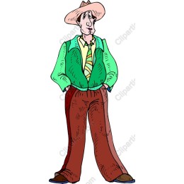 Playful Gentleman Character