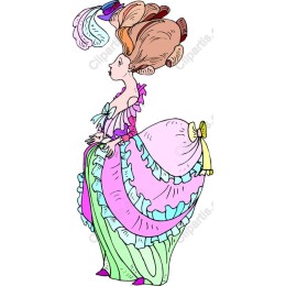 Whimsical Vintage Lady