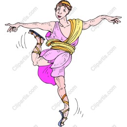 Greek Dancer in Motion