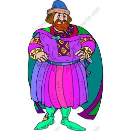 Whimsical Medieval King