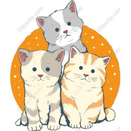 Cute Cat Trio