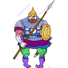 Vibrant Historical Warrior