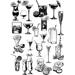  Cocktail Clipart Bundle - 30 Unique Drink