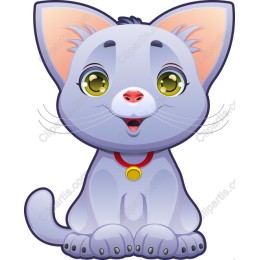 Playful Gray Kitten