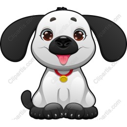 Adorable Cartoon Dog