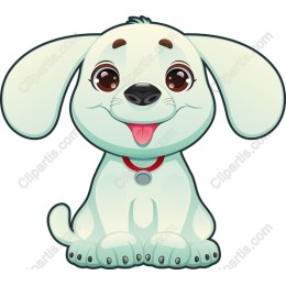 Cheerful Cartoon Dog