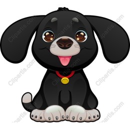 Charming Black Puppy