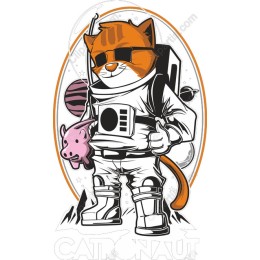Cosmic Cat Astronaut