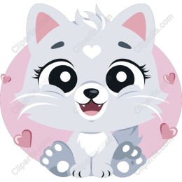Charming Gray Kitten