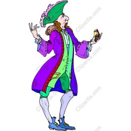 Vibrant 18th Century Gentleman