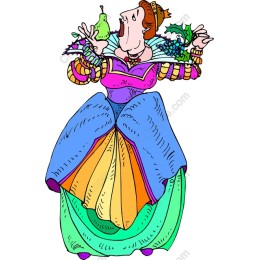 Vibrant Whimsical Character