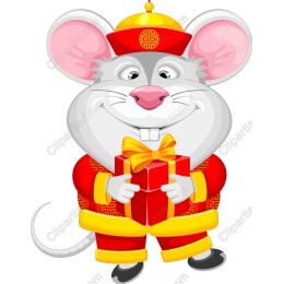 Charming Festive Mouse