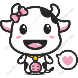 Happy Cow Character