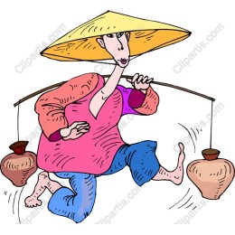 Energetic Traditional Water Carrier