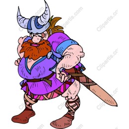 Vibrant Viking Warrior
