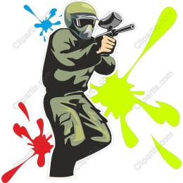 Dynamic Paintball Action