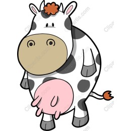 Cute Cartoon Cow