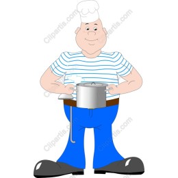Chef with Pot
