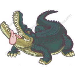 Whimsical Crocodile