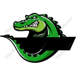 Fierce Green Alligator