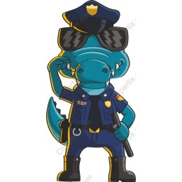 Dinosaur Police Officer