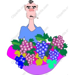 Quirky Grape Character