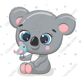 Koala with Bird