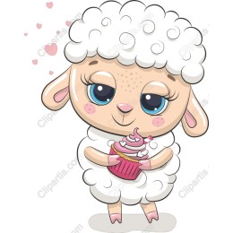 Cheerful Cupcake Sheep