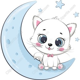 Moonlit Kitten