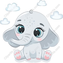 Cute Baby Elephant