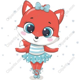 Adorable Ballet Dancing Fox
