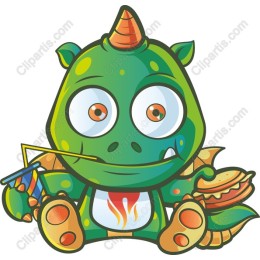 Cute Green Dragon