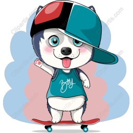 Trendy Husky Dog