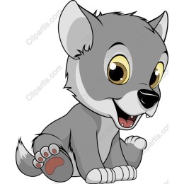 Happy Wolf Cub