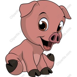 Cute Cartoon Pig
