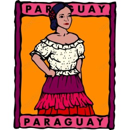 Vibrant Paraguayan Woman