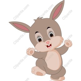 Charming Cartoon Bunny