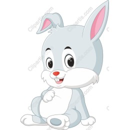 Charming Cartoon Rabbit