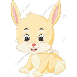 Adorable Cartoon Rabbit