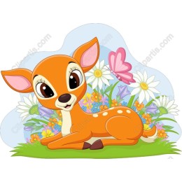 Cute Cartoon Deer