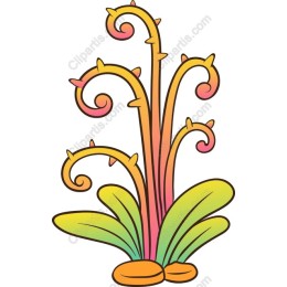 Vibrant Whimsical Plant