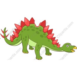 Playful Stegosaurus