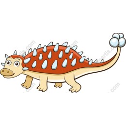 Cartoon Spiky Dinosaur