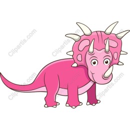 Pink Triceratops